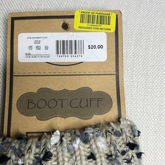 CC Boot Cuff "Eyelash" OS fits most - Picture 3 of 5